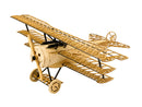 DIY Fokker DR1 Triplane Model Aircraft 3D Wooden Puzzles Airplane Model Kit to Build for Adults